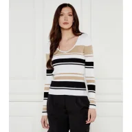 Swetry damskie - GUESS Sweter EVIE Slim Fit - miniaturka - grafika 1