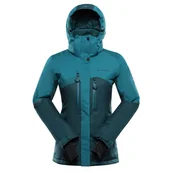 Kurtki narciarskie - Kurtka damska narciarska snowboardowa 15.000 Alpine Pro Deara 2 k.turkusowy r.M - miniaturka - grafika 1