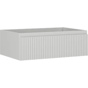 Mexen Rivel szafka łazienkowa podumywalkowa 70 cm, 1 szuflada, ryflowana , szara mat - 91A20-07023-1-BF62 - Szafki łazienkowe - miniaturka - grafika 1