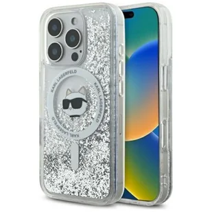 Etui KARL LAGERFELD Liquid Glitter Choupette Head MagSafe do Apple iPhone 16 Pro Max Przezroczysty | Bezpłatny transport - Etui i futerały do telefonów Etui KARL LAGERFELD Liquid Glitter Choupette Head MagSafe do Apple iPhone 16 Pro Max Przezroczysty | Bezpłatny transport - Etui i futerały do telefonów - miniaturka - grafika 1