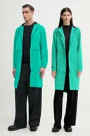 Kurtki damskie - Rains kurtka String W Parka W3 kolor zielony przejściowa 18550 - miniaturka - grafika 1