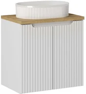 Meble łazienkowe - Zestaw meblowy 60cm z umywalką nablatową - miniaturka - grafika 1