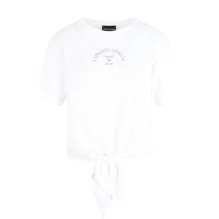 t-shirt donna emporio armani - t-shirt - bianco - Koszulki i topy damskie - miniaturka - grafika 1