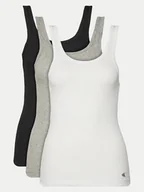 Koszulki i topy damskie - Calvin Klein Underwear Komplet 3 topów LV00QS7493 Kolorowy Regular Fit - miniaturka - grafika 1