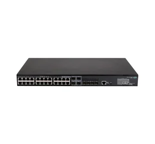 HPE FlexNetwork 5140 24G PoE+ 4SFP+ EI Zarządzany L3 Gigabit Ethernet (10/100/1000) Obsługa PoE 1U JL827A - Switche - miniaturka - grafika 1