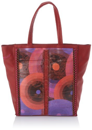 Desigual Bols Shopping Chain Me, damska torba z uszami, czerwony - bordowy - jeden rozmiar