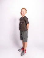 Spodenki damskie - Chłopięce szorty bojówki ciemnoszare Tup Tup r.128 - miniaturka - grafika 1