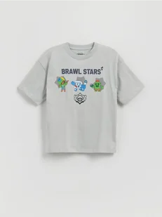 Reserved - T-shirt Brawl Stars - jasnoszary - Koszulki dla chłopców - miniaturka - grafika 1