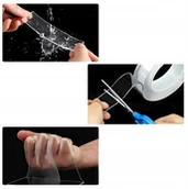 Folie i taśmy malarskie - DWUSTRONNA TAŚMA NANO WIELOKROTNEGO UŻYTKU MOCNA - miniaturka - grafika 1