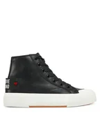 Trampki damskie - LOVE MOSCHINO Trampki JA15022G1MIA0000 Czarny - miniaturka - grafika 1