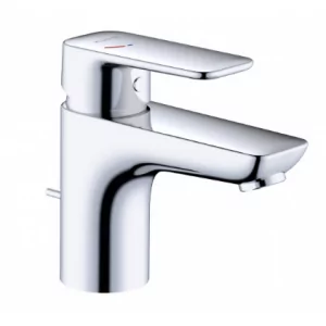 KLUDI 403880575WR4 PURE&STYLE jednouchwytowa bateria umywalkowa 75 mm, z zestawem odpływowym; przepływ 3,8 l/min - Baterie umywalkowe - miniaturka - grafika 1