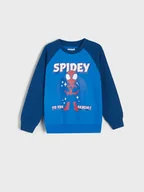 Swetry dla chłopców - Sinsay - Bluza Marvel - niebieski - miniaturka - grafika 1