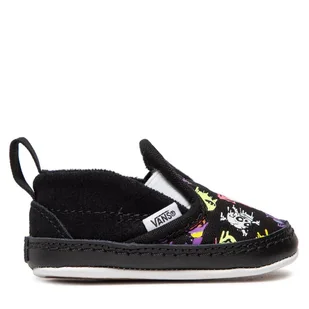Tenisówki Vans Slip-On V Crlb VN0A2XSLBG91 Czarny - Buty dla chłopców - miniaturka - grafika 1