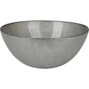 Misa szklana 21 cm srebrna - Miski i półmiski - miniaturka - grafika 1