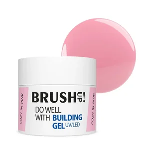 BRUSHUP Do Well With Building żel budujący do paznokci Cozy In Pink 12g - Żele do paznokci - miniaturka - grafika 1