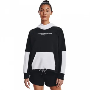 Damska bluza dresowa UNDER ARMOUR Rival + Fleece Hoodie - Kurtki i kamizelki sportowe damskie - miniaturka - grafika 1