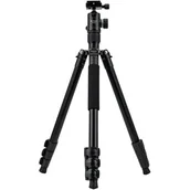 Statywy fotograficzne - Statyw FOTOPRO F5 z głowicą kulową FPH-52Q Czarny - miniaturka - grafika 1