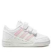 Buty dla dziewczynek - Sneakersy adidas Team Court 2 Str Cf C ID6635 Biały - miniaturka - grafika 1