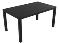 Stoły ogrodowe - TeDAVIDE Stolik plastikowy, grafitowy R96229 - miniaturka - grafika 1