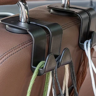 2 szt., Wielofunkcyjny wieszak na oparcie tylnego fotela samochodowego, podwójny wieszak do przechowywania, wieszak samochodowy - Inne - miniaturka - grafika 1