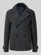 Kurtki męskie - Marynarka dwurzędowa z kołnierzem z połami model ‘CLAUDIO’ - miniaturka - grafika 1