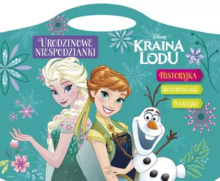 Teczka Kraina Lodu Urodzinowe niespodzianki Nowa - Kolorowanki, wyklejanki - miniaturka - grafika 1