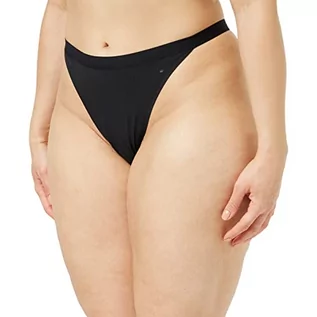 Majtki damskie - Triumph Damska bielizna Smart Natural Brazylijska Stringi, Czarny, 2 - grafika 1