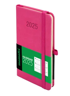 Kalendarz 2025, Memofix A6, TDW, różowy - Kalendarze - miniaturka - grafika 1