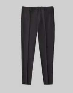 spodnie pontegrande czarny slim fit - Spodnie męskie - miniaturka - grafika 1