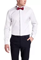 Koszule męskie - Eterna Męska koszula z długim rękawem Slim FIT Cover Twill White UNI, 15,5, biały, 38 - miniaturka - grafika 1