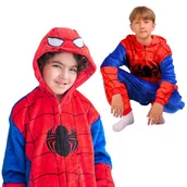 Stroje karnawałowe - Piżama Onesie Kigurumi Kostium Przebranie Spider-Man 135-145cm - miniaturka - grafika 1