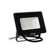 Lampy ogrodowe - Praktyczny Projektor Oświetleniowy Tokio 20W Czarny Barwa Zimnobiała - miniaturka - grafika 1