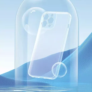 Baseus Frosted Glass Case etui pokrowiec do iPhone 13 Pro Max sztywna obudowa z żelową ramką czarny (ARWS001101) - Etui i futerały do telefonów - miniaturka - grafika 10