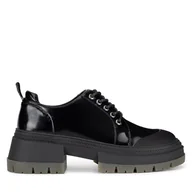 Półbuty damskie - Loafersy Nine West WFA3033-2 Czarny - miniaturka - grafika 1