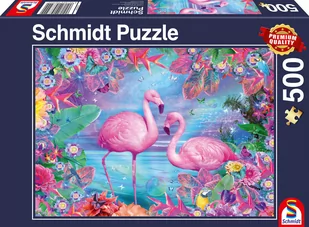 Schmidt Spiele PQ Puzzle 500 el. Flamingi - Puzzle - miniaturka - grafika 2