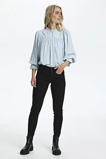 Cream Crlani Twill-Shape Fit dżinsy damskie, Czarny i czerwony, czarny i pomarańczowy, 27W x 32L - Spodnie damskie - miniaturka - grafika 1