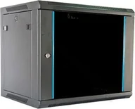 Szafy rack - Szafa 2lan Szafka Rack Wisząca/Naścienna 2LAN 9U Czarny - miniaturka - grafika 1