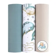 Pieluchy - Ega Kids Pieluszki Muślinowe 3 szt. Zestaw 60 x 80 cm - miniaturka - grafika 1