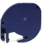 Etykiety do drukarek - Dymo 91213 LetraTag 12mm x 4m, czarny druk / fluorescencyjny pomarańczowy podkład, taśma zamiennik - miniaturka - grafika 1