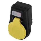 Gniazdka elektryczne - Emos Gniazdo zewnętrzne z wyłącznikiem FRENCH 250V/16A IP44 - miniaturka - grafika 1