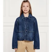Kurtki i płaszcze dla dziewczynek - POLO RALPH LAUREN Jeansowa kurtka Relaxed fit - miniaturka - grafika 1