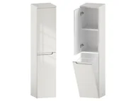 Szafki łazienkowe - Słupek Łazienkowy ETH 30 cm DK Lewy - Kaszmir Wysoki Połysk - miniaturka - grafika 1