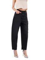 Spodnie damskie - Spodnie damskie Pepe Jeans Addison jeansowe balloon-W24 - miniaturka - grafika 1
