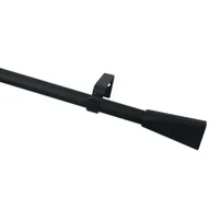 Karnisze - Karnisz teleskopowy Pommel 160-300 cm czarny mat 16/19 mm Inspire - miniaturka - grafika 1