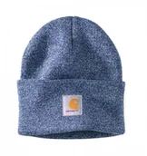 Czapki damskie - Czapka zimowa Carhartt Acrylic Watch Hat A18 Scout Blue - Powder Blue Marl - miniaturka - grafika 1