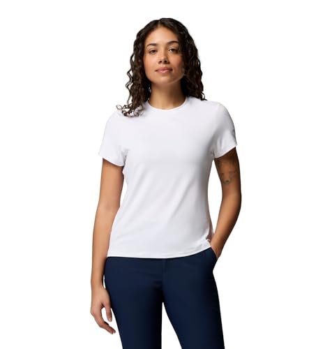 Columbia Damska koszulka Parsons Point Back Graphic Tee, koszulka z krótkim rękawem, biała/kwiatowa zabawa, M