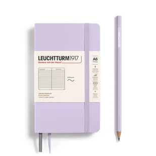 Notatnik Leuchtturm1917 Pocket A6, miękka oprawa, linie, Lilac - Notesy i bloczki - miniaturka - grafika 1
