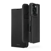 Etui i futerały do telefonów - Hama Etui na telefon komórkowy iPhone 16 Pro (etui na telefon komórkowy, etui z przegródką na karty, sztuczna skóra, metalowe elementy, funkcja stojaka, dodatkowa ochrona wyświetlacza i aparatu, z - miniaturka - grafika 1