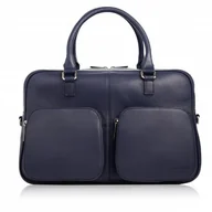 Nerki - Torebka Damska Podróżna Skórzana Do Ręki I Na Ramię Paolo Peruzzi In-60-Db - miniaturka - grafika 1