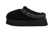 Kapcie damskie - UGG Tazz Slipper Heritage Braid Black - miniaturka - grafika 1